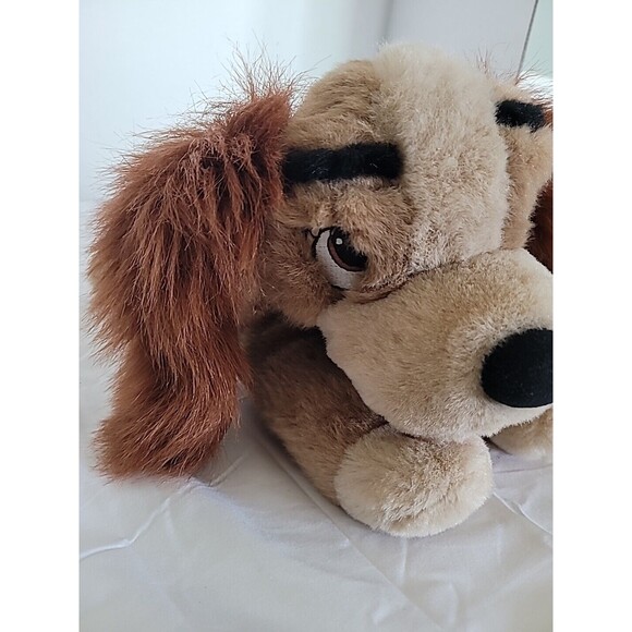 Lady and the Tramp Dog Plush 11" Disney Dog Character Walt Disney Stuffed Animal - Picture 7 of 16